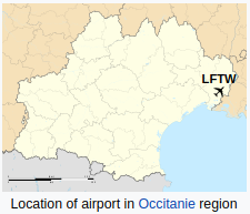 Garons Airport map