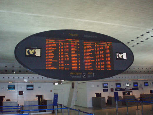 
FIDS at the airport